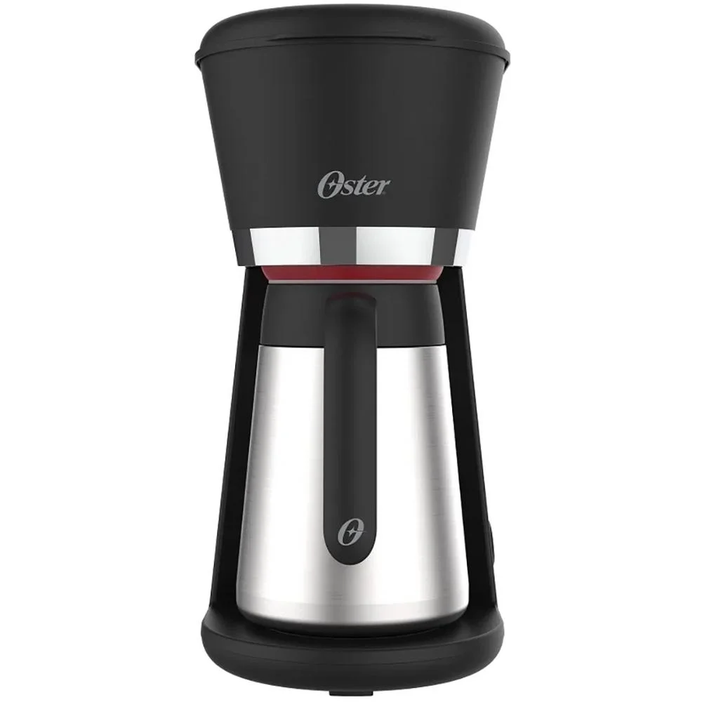 Cafeteira Elétrica Oster Black, 0.7L, 110V, Preto Inox - OCAF400