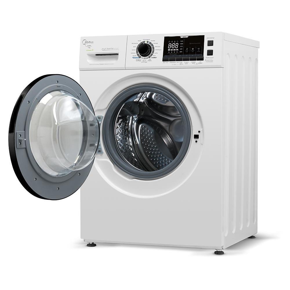 Máquina De Lavar Midea 11kg Storm Wash Inverter Branca Com Cesto Inox Lfa11b2 220v Máquina De Lavar Midea 11kg Storm Wash Inverter Branca Com Cesto Inox Lfa11b2 220v