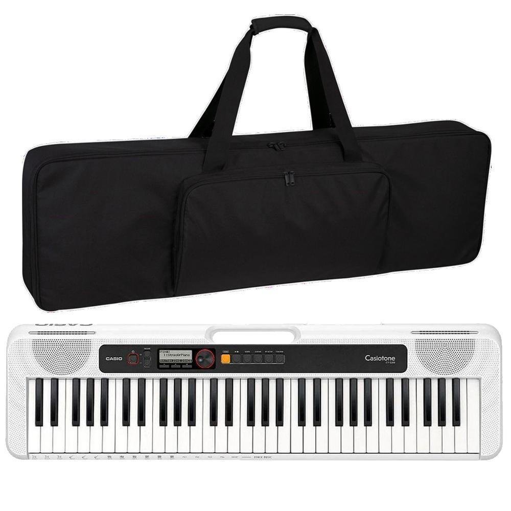 Teclado Arranjador Casio Casiotone Ct-s200 Branco + Capa Luxo Teclado Arranjador Casio Casiotone Ct-s200 Branco + Capa Luxo
