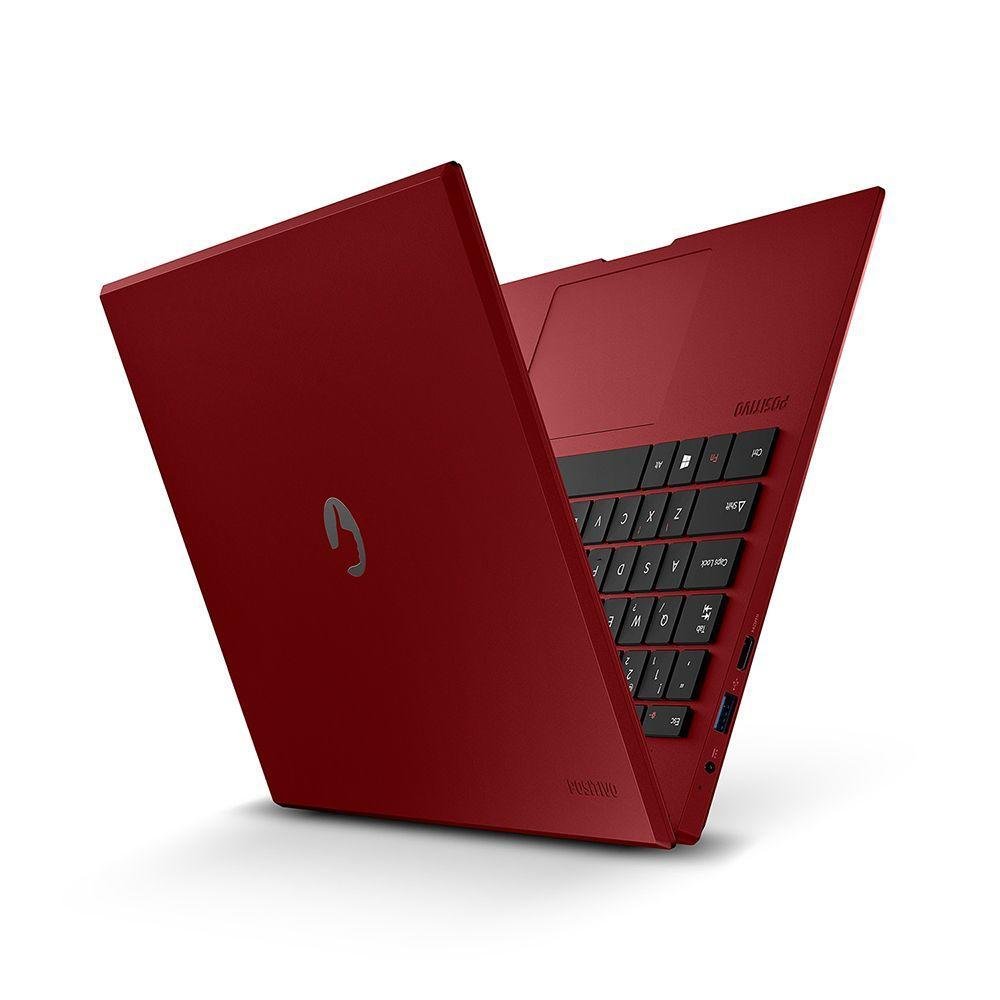 Notebook Positivo Motion, Intel Atom Quad Core Z8350, RAM 4GB, SSD 64GB, 14pol. 1366x768, Intel Graphics, Windows 10, Vermelho - Q4128C Notebook Positivo Motion, Intel Atom Quad Core Z8350, RAM 4GB, SSD 64GB, 14pol. 1366x768, Intel Graphics, Windows 10, Vermelho - Q4128C