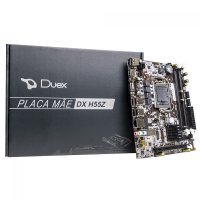 Placa-Mãe Duex Dx H55z, Intel LGA 1156, mAtx, DDR3, Chipset H55