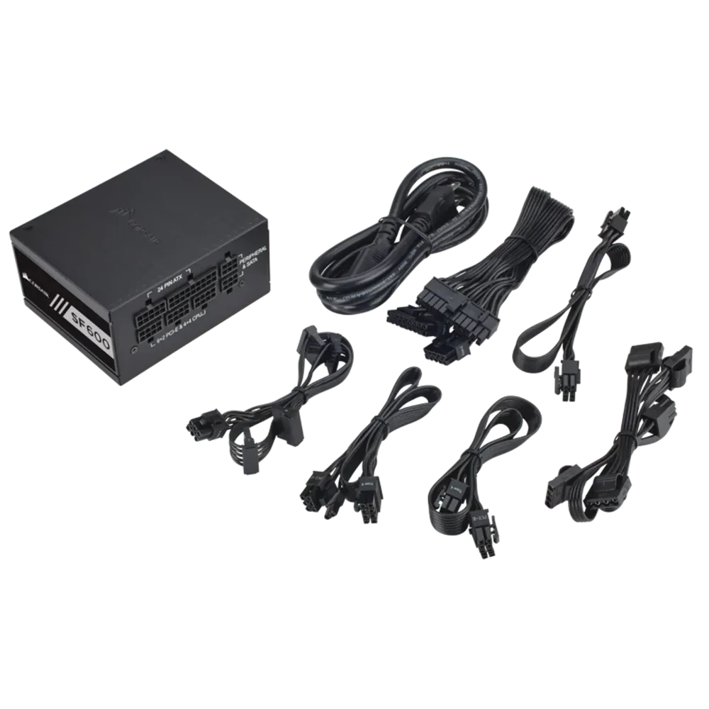Fonte Corsair Sfx Sf600 600W 80 Kabum