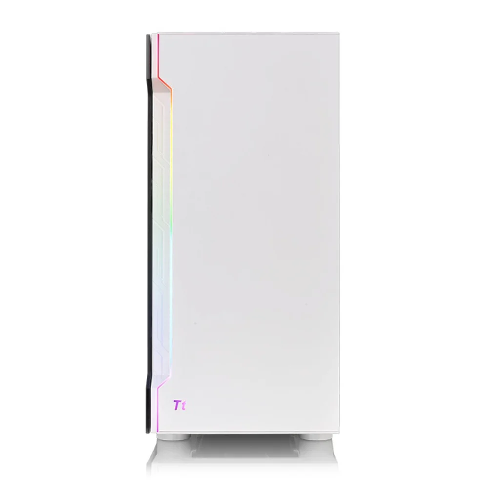 Gabinete Thermaltake, Tt H200 Tg, RGB, Snow/tempglass1/120mm - Ca-1m3-00m6wn-00 Gabinete Thermaltake, Tt H200 Tg, RGB, Snow/tempglass1/120mm - Ca-1m3-00m6wn-00