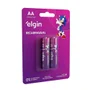 Pilha Recarregável Elgin 82174Ni-MH AA2700mAh, Blister Com 2 Unidades