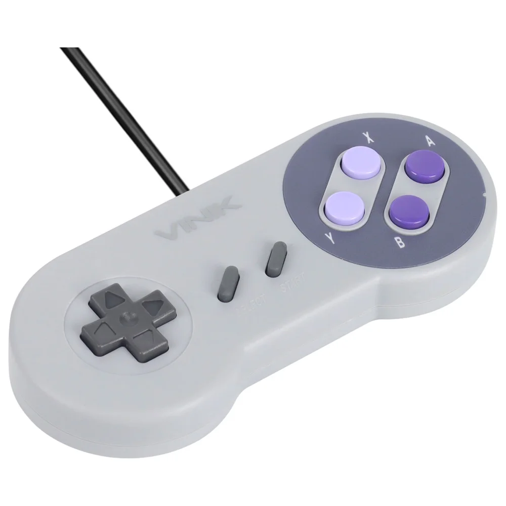 Controle Para PC Vinik, Com Fio, USB, Modelo SNES