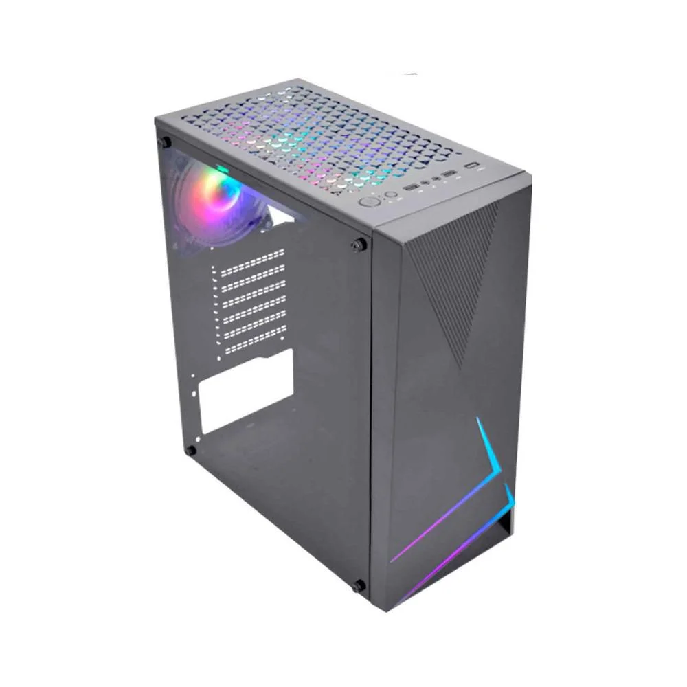 Gabinete Gaming Kratos II, Preto LED, RGB, K-Mex - CG-45TP