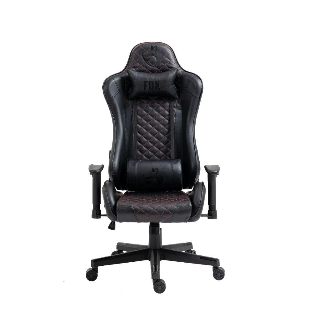 Cadeira Gamer Fox Racer Extreme C565, Peso suportado: até 130kg,Com Almofadas, Reclinável, Descanso De Braço, Preta/vermelha Cadeira Gamer Fox Racer Extreme C565, Peso suportado: até 130kg,Com Almofadas, Reclinável, Descanso De Braço, Preta/vermelha