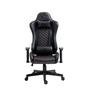 Cadeira Gamer Fox Racer Extreme C565, Peso suportado: até 130kg,Com Almofadas, Reclinável, Descanso De Braço, Preta/vermelha