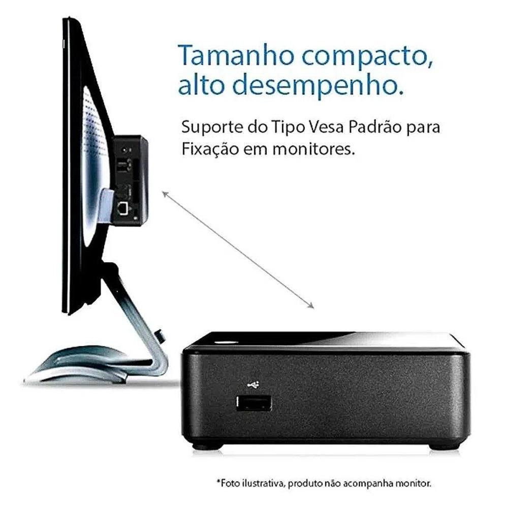 Computador Mini Cpu Nuc Intel Core I3 8gb Ssd
