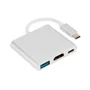 Cabo Adaptador Conversor USB-C Para HDMI, USB 3.0 + USB-C