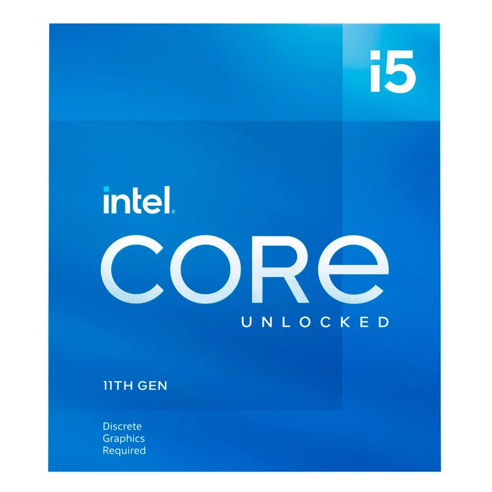 Processador Intel Core I5-11600KF 3.9GHz, 12MB, LGA 1200 - BX8070811600KF I Processador Intel Core I5-11600KF 3.9GHz, 12MB, LGA 1200 - BX8070811600KF I