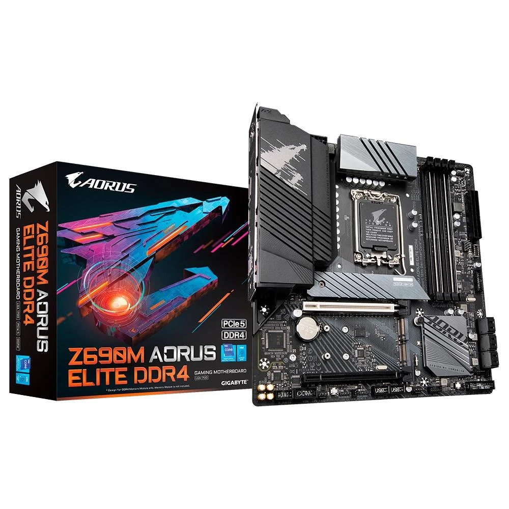 Placa Me Gigabyte Z690m A Elite DDR4 Intel KaBuM