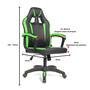 Cadeira Gamer Prizi Runner, 120KG, Verde