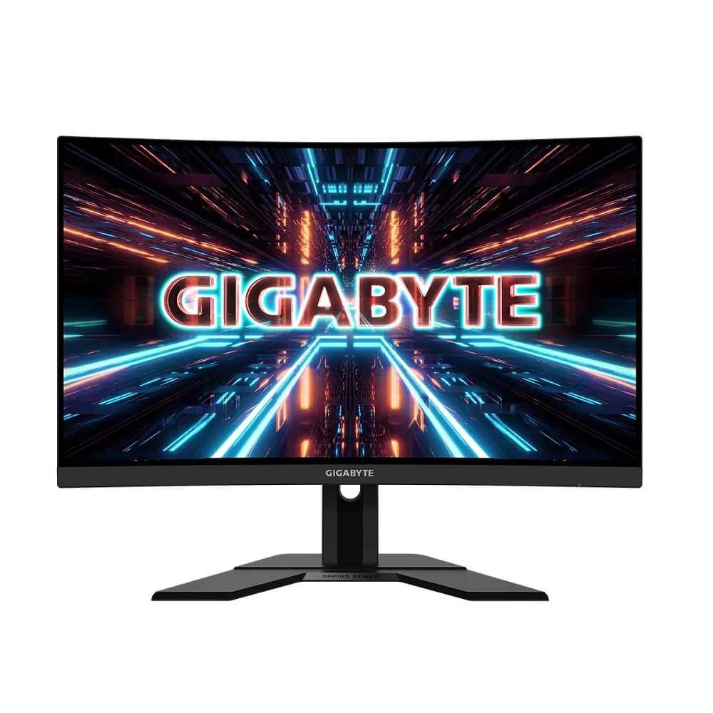 GIGABYTE 27型湾曲モニター G27QC 165fps/1ms/WQHD Monitor Gamer 27 Gigabyte G27fcasa KaBuM