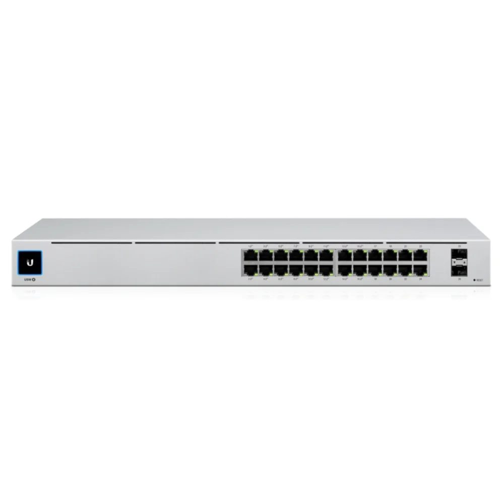Switch Ubiquiti Unifi Gen2 24 Portas Gbe + 2 Portas 1g Sfp - Usw-24 Switch Ubiquiti Unifi Gen2 24 Portas Gbe + 2 Portas 1g Sfp - Usw-24