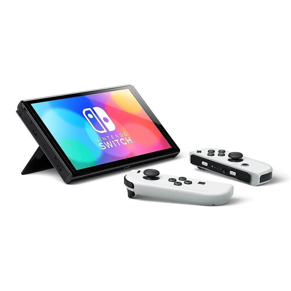 Console Nintendo Switch 64gb Tela Oled 7 Pol. Branco E Preto