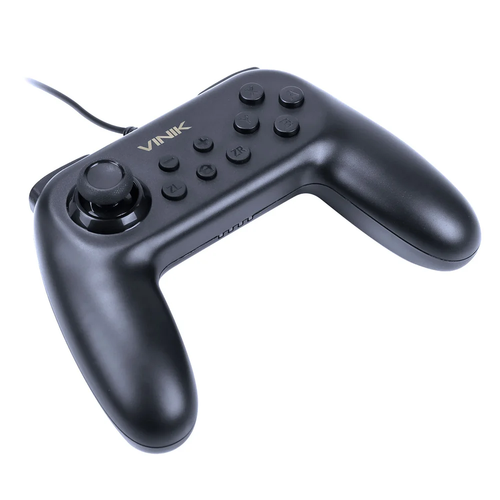 Controle Para Nintendo Switch Com Fio Usb Modelo Ns Preto - Vinik Controle Para Nintendo Switch Com Fio Usb Modelo Ns Preto - Vinik