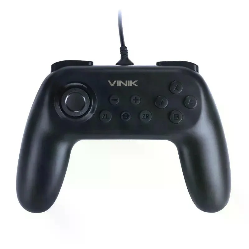 Controle Para Nintendo Switch Com Fio Usb Modelo Ns Preto - Vinik Controle Para Nintendo Switch Com Fio Usb Modelo Ns Preto - Vinik