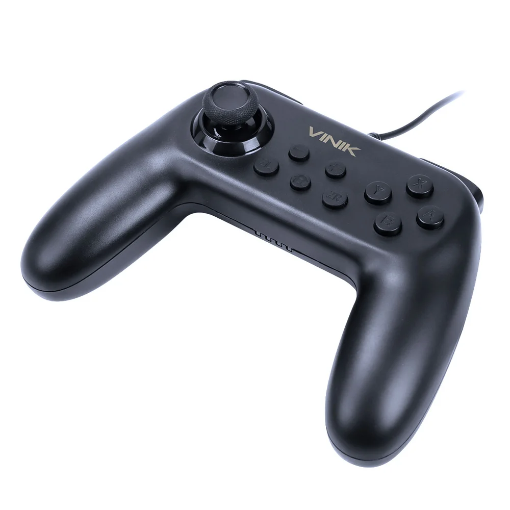 Controle Para Nintendo Switch Com Fio Usb Modelo Ns Preto - Vinik Controle Para Nintendo Switch Com Fio Usb Modelo Ns Preto - Vinik