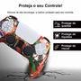 Capa Capinha Case Skin P/ Controle De Ps5 Playstation 5 Protetora Em Silicone Camuflado Alta Proteção Cor: Graffiti 07.