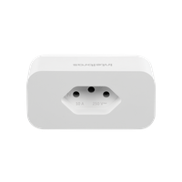 Tomada Inteligente Intelbras Ews 301, Smart Wi-fi, Compatível Com Amazon Alexa E Google Assistente, Branco