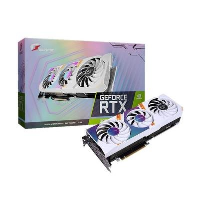 Placa De Video Colorful Igame Geforce Rtx 3060 Ti Ultra W Oc Lhr-v 8gb Gddr6 256bit