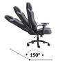 Cadeira Gamer XT Racer Armor X1 Series Reclinável Ergonômica Couro Sintético Preto