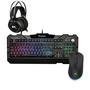 Kit Gamer Ktrok, com Mouse Sem Fio Doubles Max RGB Wireless 10000DPI, + Teclado Semi-Mecânico Thoth LED Switch Ktrok Plunger ABNT2, + Headset Stout RGB 50mm