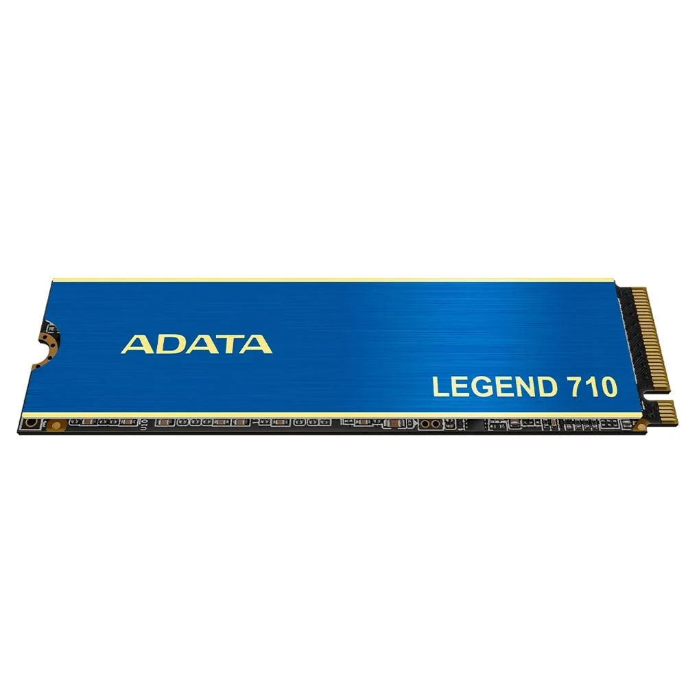 SSD Adata Legend 710, 512GB, M.2 2280 PCIe Gen3 x4 NVMe 1.4, Leitura 2400 Mb/s E Gravação 1600MB/s - Aleg-710-512gcs