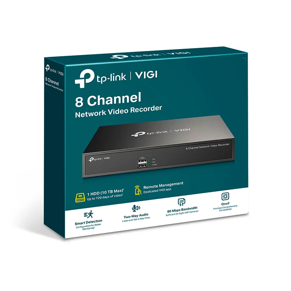 Gravador De Video Digital P/ Segurança 8 Canais Vigi - Nvr1008h Gravador De Video Digital P/ Segurança 8 Canais Vigi - Nvr1008h