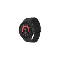 Samsung Galaxy Watch5 Pro BT, 45mm, Tela AMOLED de 1.4", Cristal Safira, Titânio, Monitoramento de Saúde, GPS, Google Wear OS, Preto