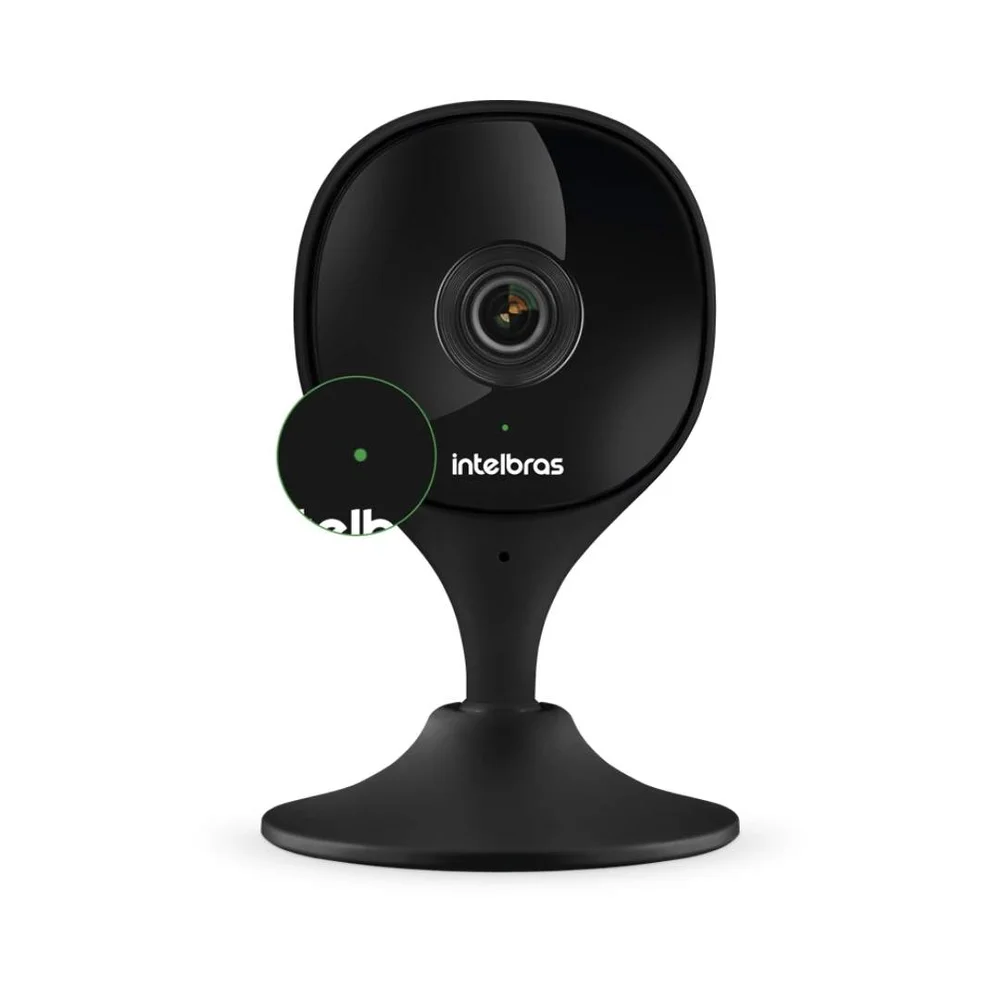 Câmera Imx C Black Intelbras, Wifi, Mibo, Full HD - Preta
