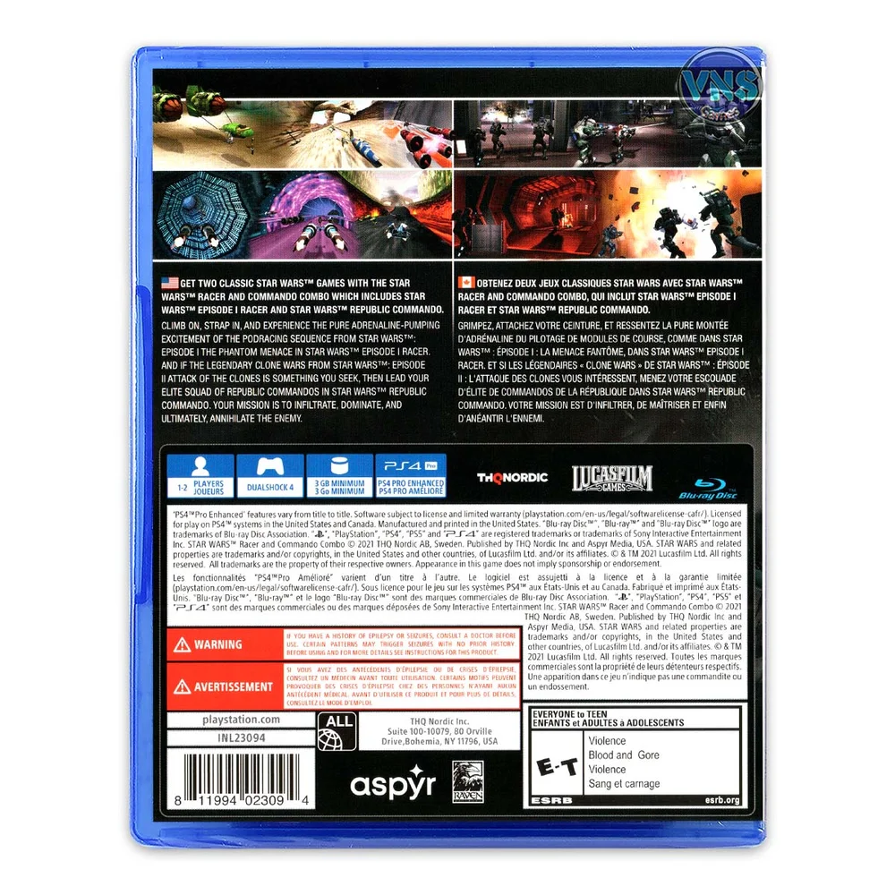 Jogo Star Wars Racer Commeo Combo, PS4