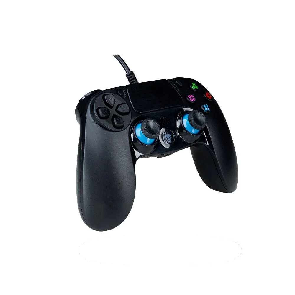 Controle Para Ps4 Ps3 E Pc, Dazz Quartum Dualshock, Com Entrada P2, Preto - D62000136. Controle Para Ps4 Ps3 E Pc, Dazz Quartum Dualshock, Com Entrada P2, Preto - D62000136.