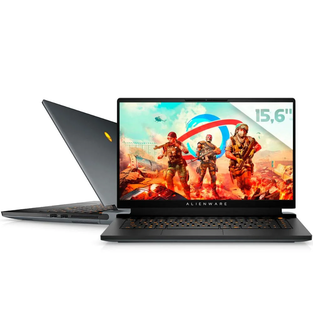 Notebook Gamer Dell Alienware M15 R6, i7, Memória RAM 32GB, SSD 3TB, Tela 15.6'' Full HD 165hz, RTX 3070, Windows 11, Preto - L1100-M30PB Notebook Gamer Dell Alienware M15 R6, i7, Memória RAM 32GB, SSD 3TB, Tela 15.6'' Full HD 165hz, RTX 3070, Windows 11, Preto - L1100-M30PB