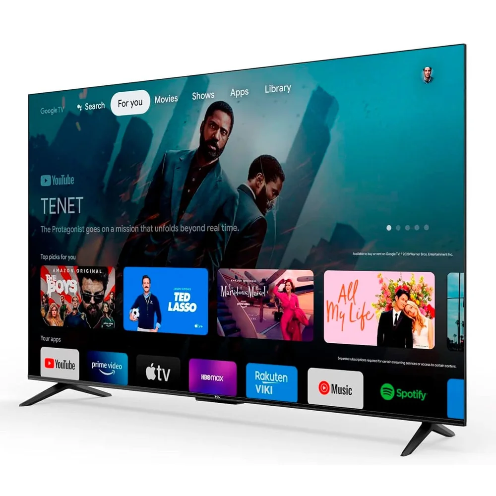 Smart TV 55 Polegadas TCL LED 4K HDR KaBuM