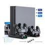 Base Ventoinha Dobe Ps4 Todos Estação De Carregamento De Controle E Armazenamento De Jogos