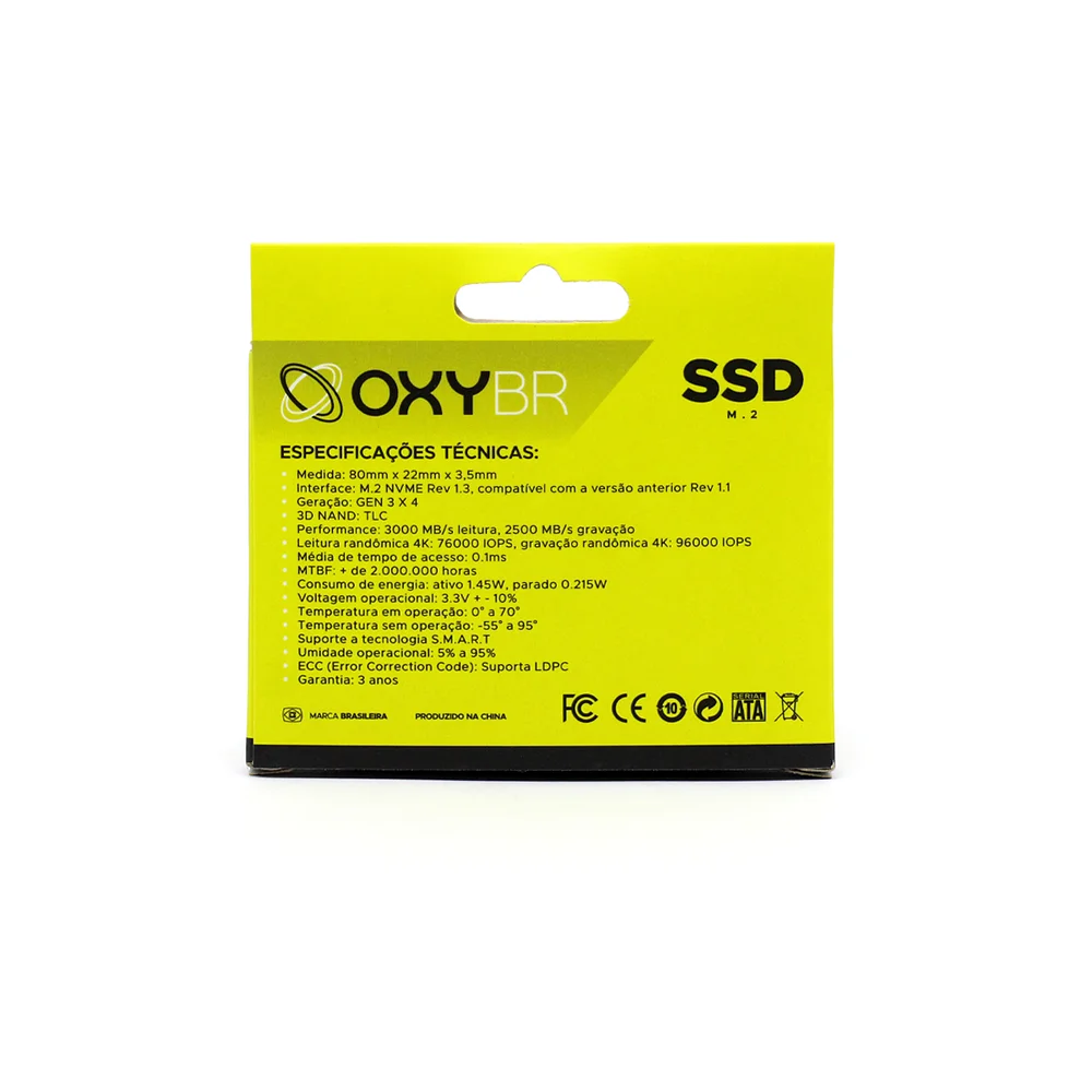 Ssd M2 2280 Nvme 512GB KaBuM