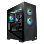 Gabinete Thermaltake Divider 370 TG Mid-Tower, ArGB, Vidro, 3 Fans 120mm, Black Edition - Ca-1s4-00m1wn-00