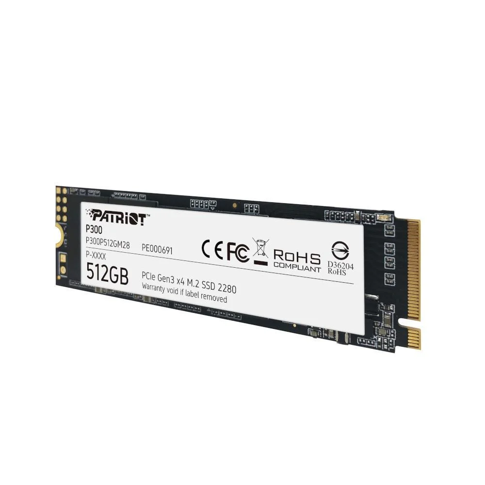【新品】PATRIOT P300 512GB SSD M.2 2280 SSD Patriot 512 GB M2 P300 Nvme 2280 KaBuM