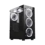 Gabinete Gamer Rise Mode Glass 06X, Mid Tower, ATX, Lateral em Vidro Fumê e Frontal em Vidro Temperado, Sem FANs, Preto - RM-CA-06X-FB