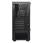 Gabinete Gamer Rise Mode Glass 06X, Mid Tower, ATX, Lateral em Vidro Fumê e Frontal em Vidro Temperado, Sem FANs, Preto - RM-CA-06X-FB