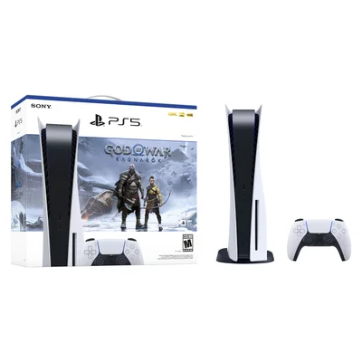 Imagem do produto Console PS5 (com leitor de disco) + Jogo God of War Ragnarok – Sony em Kabum