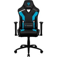 Cadeira Thunderx3 Tc3, até 125 kg, Rotação de 360 grau, Azure Blue