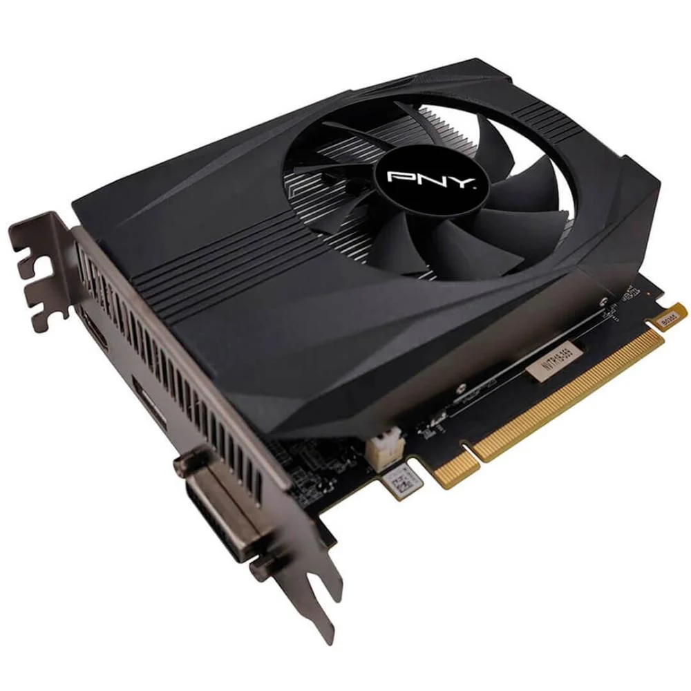 Placa de Vídeo PNY NVIDIA GeForce GTX 1650, 4GB GDDR6, 128 Bits, Single FAN - VCG16504D6SFMPB1 Placa de Vídeo PNY NVIDIA GeForce GTX 1650, 4GB GDDR6, 128 Bits, Single FAN - VCG16504D6SFMPB1