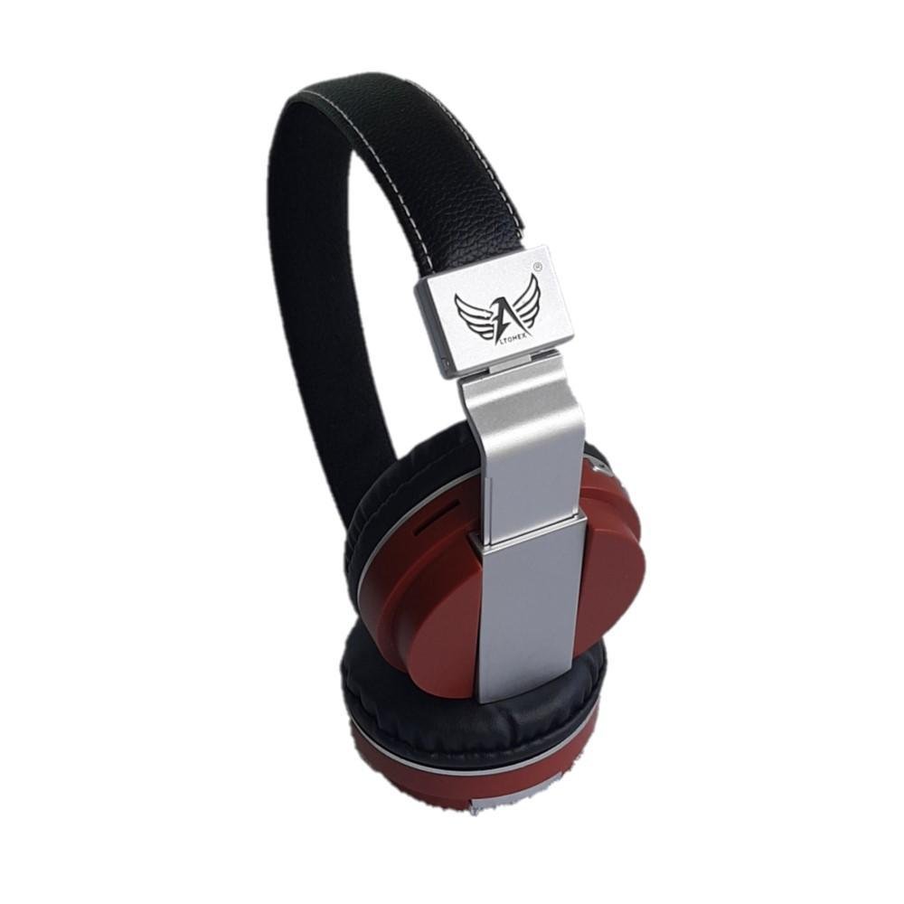 Headphone Altomex A-839 Wireless, Vermelho | KaBuM!