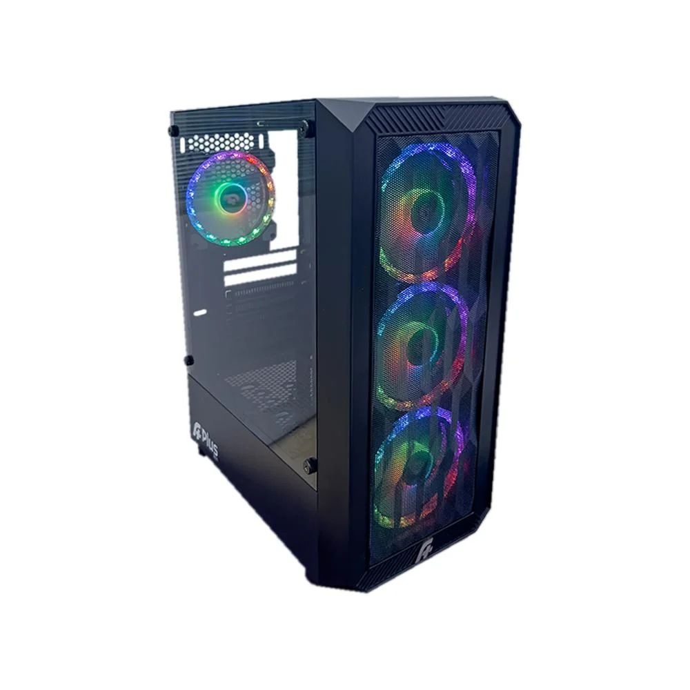 Gabinete Gamer A+ Plus Tech Zohar, Mid Tower, A-rGB, ATX, Com 4 Fans, Lateral Vidro Temperado, Preto Gabinete Gamer A+ Plus Tech Zohar, Mid Tower, A-rGB, ATX, Com 4 Fans, Lateral Vidro Temperado, Preto