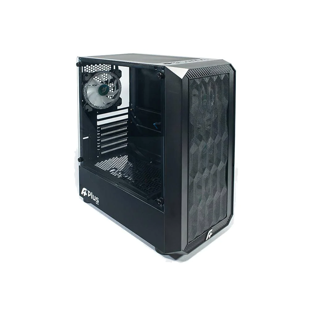 Gabinete Gamer A+ Plus Tech Zohar, Mid Tower, A-rGB, ATX, Com 4 Fans, Lateral Vidro Temperado, Preto Gabinete Gamer A+ Plus Tech Zohar, Mid Tower, A-rGB, ATX, Com 4 Fans, Lateral Vidro Temperado, Preto