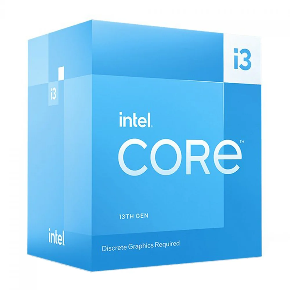 CPU i3-13100 Core Intel LGA1700 Informática Crystal - 3.4GHz 13100 i3 Core Intel Processador セット CPU