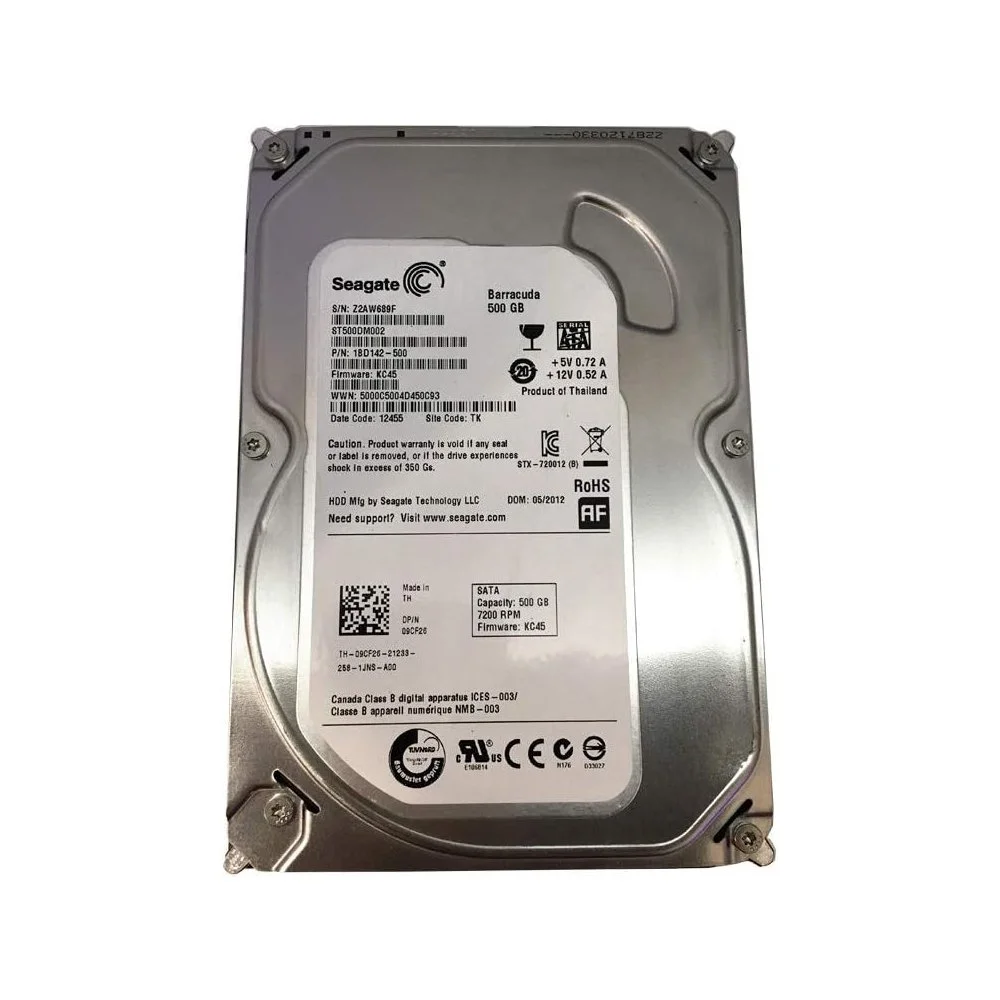 HD Seagate 500GB Barracuda 7200RPM SATA 3 KaBuM